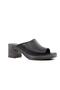 45254 Genuine Leather Black Women's Slippers - 2