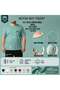 10 Mint Green Large Size T-Shirts with Your Logo - Cotton Unisex Corporate Large Size T-Shirts - 2