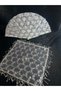 Sequin Albanian Handkerchief Bridal Handkerchief and Bridal Fan
