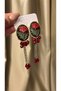 Earring ethnic flower detailed brand model - 2