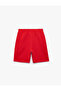 Printed Detailed Cotton Shorts with Elastic Waistband - 2