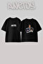 Central Cee_25 Design Printed Unisex Oversize Black Tshirt