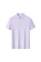 Arw86242 Seri̇ntutan--High Quality Snap Fastener Polyamide Polo Collar Tshirt
