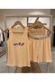 Women's Winnie Printed Shorts and Strap Cotton Lycra Camisole Bamboo Pajama Set - 7
