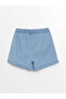 Lcw Kids Blue Basic Girls' Jean Shorts - 2