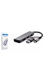 Hadron Hdx7040 Type-C Hub 3-Usb2.0 + Usb3.0 Gray