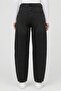 Women Barrel Fit Washed Non Stretchable Jeans, Black - 4