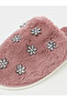 Embellished Detail Padded Bedroom Slippers - 6