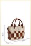 Liza Women's Knitted Model Hand and Shoulder Bag - Mink - 5
