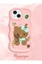 iPhone 14 Compatible Case Camera Protector Pink Silicone Couple Phone Case Kitty Pattern - 2