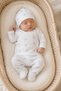 Newborn 10-Piece Muslin Hospital Discharge Set Cotton Seasonal Baby Girl-Boy Bodysuit Set 0-3 Months with Blanket - 5