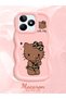 Realme C51 Compatible Case Camera Protector Pink Silicone Couple Phone Case Kitty Pattern - 2
