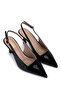 Women's Genuine Leather Black Patent Leather High Heels - 2