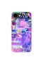 iPhone 16E Compatible Printed Transparent Phone Case |   Collection: Neondream District