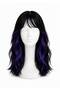 Manifest Hilal Wig Set Printed T-Shirt + Black Shorts Skirt (Skirt Is Thin Fabric) + Hilal Hair Wig + Face Stone Set Party Concert Birthday - 4