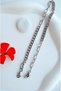 316 L Steel Half Heart Detailed Anklet Set of 2 Meaningful Gift for a Friend - 5