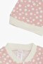 Baby Girl Booties Jumpsuit Polka Dot Patterned 0-3 Months-6 Months, Pink - 4