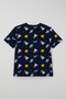Boys' Pajama Set, Short Sleeve, Space Themed, Astronaut Patterned, Ages 8-12, Navy Blue - 4