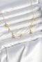 Brass Gold Color Minimal Sea Concept Women's Necklace