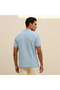 Men Short Sleeves Textured Polo T-shirt - 4