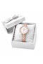 Rose Gold Women’s Watch White Dial Metal Strap