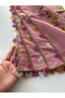 Handcrafted Needlepoint Embroidered Writing/Needlepoint/Needlepoint Yemeni/Handcrafted Cheesecloth/Hand Knitting - 4
