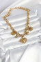 316L Steel Gold Color Charm Model Women's Necklace - - 2