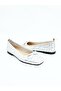 Women's Genuine Leather Ballerinas Silver - 3