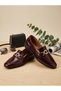 -Genuine Leather Women's Loafer Shoes - 3