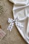 20 Pieces White Black Polka Dot Satin Bow 20 mm Ribbon Ready Bow Wedding Invitation Gift Package Decoration - 3