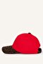 Embroidered Cotton Cap Red Hat Girls H4686A826Sm - 3