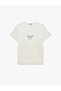 Slim Fit Cotton Short Sleeve Crew Neck Angel Print T-Shirt - 3