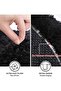 3 Piece Microfiber Non Slip Absorbent Bath Mat Set Bathroom Rug Quick Dry Soft Plush - 4
