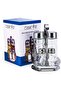 Cuisine Art 4-Piece Cruet Set with Stainless Steel Stand - 3