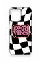 Casper Via M40 Compatible Black Good Vibes Patterned Silicone Case - 2