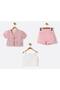 Girls' Knitted Vest, Tank Top and Shorts 3-Piece Set - 3