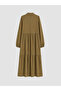 Lcw Everyday Khaki Textured Layered Shirt Dress - 2
