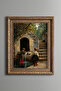 Children at the Fountain - Vintage Patterned Painting - Thick Model