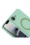iPhone 16E Case Pastel Colorful Magsafe Camera Raised Silicone Senk - 4