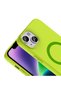 iPhone 13 Case Pastel Colorful Magsafe Camera Raised Silicone Butam - 2