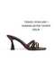 Double Cross Slippers with 7cm Heels, Goblet-Shaped Shoes, New Season - 3
