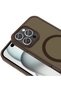iPhone 16 Pro Max Case Magsafe Supported Camera Raised Silicone Matte Anti-Fingerprint Senk - 5