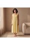 Night Dress Sleeveless Textured Cotton - 3