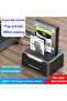 Dual Bay Hard Drive Docking Station, USB 3.0 SATA HDD/SSD Dock with RGB Light – Supports 2.5 & 3.5 Inch Drives - 4