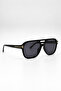 Rectangular Frame Uv Protected Black Men's Sunglasses - 5