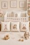 Floral Baby Animals Patterned 4-Piece Children's and Baby Pillowcase Set - 2