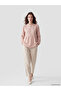 Gray Elastic Waist Women's Muslin Trousers