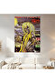 Iron Maiden Eddie Wall Covering Wall Tapestry First Quality Satin Fabric Poster - 2
