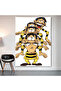 Red Kit Wall Cloth Wall Tapestry First Quality Satin Fabric Poster