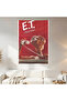 E.T. The Extra-Terrestrial Vintage Wall Covering Wall Tapestry First Quality Satin Fabric Poster - 2